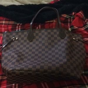 Louis Vuitton Neverfull Brown Damier Brown